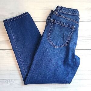 Ella Moss Straight Leg Jeans in Dark Blue Wash